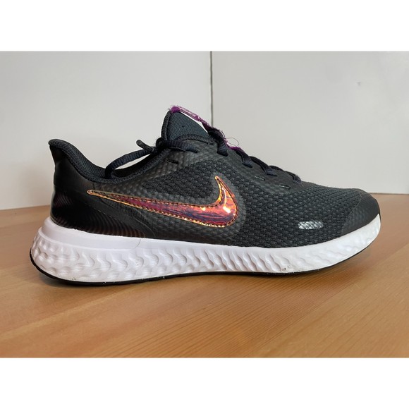 Nike Revolution Power Black Running Sneakers Shoe | Women's Size 6 US - Picture 5 of 11